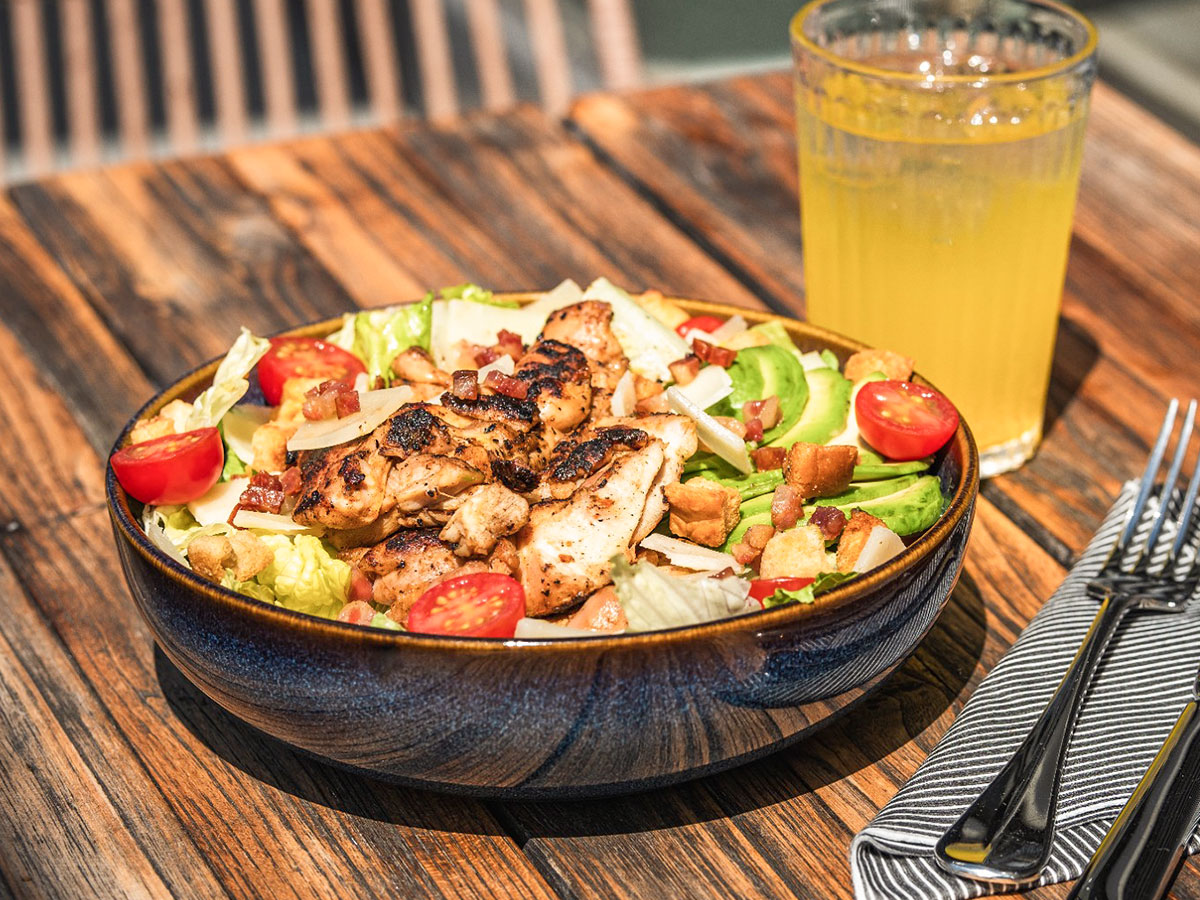 Grilled Caesar Salad Bowl